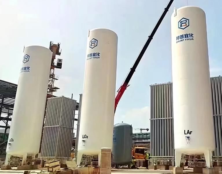 Ningde Times Bangpu Integrated New Energy 3 sets of 50 cubic meter low-temperature storage tanks
